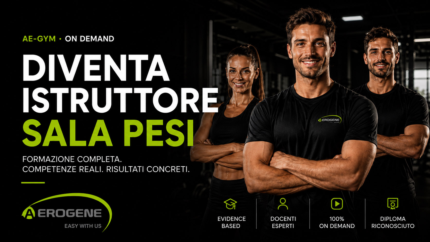 Corso Aerogene AE-Gym On Demand per istruttori sala pesi