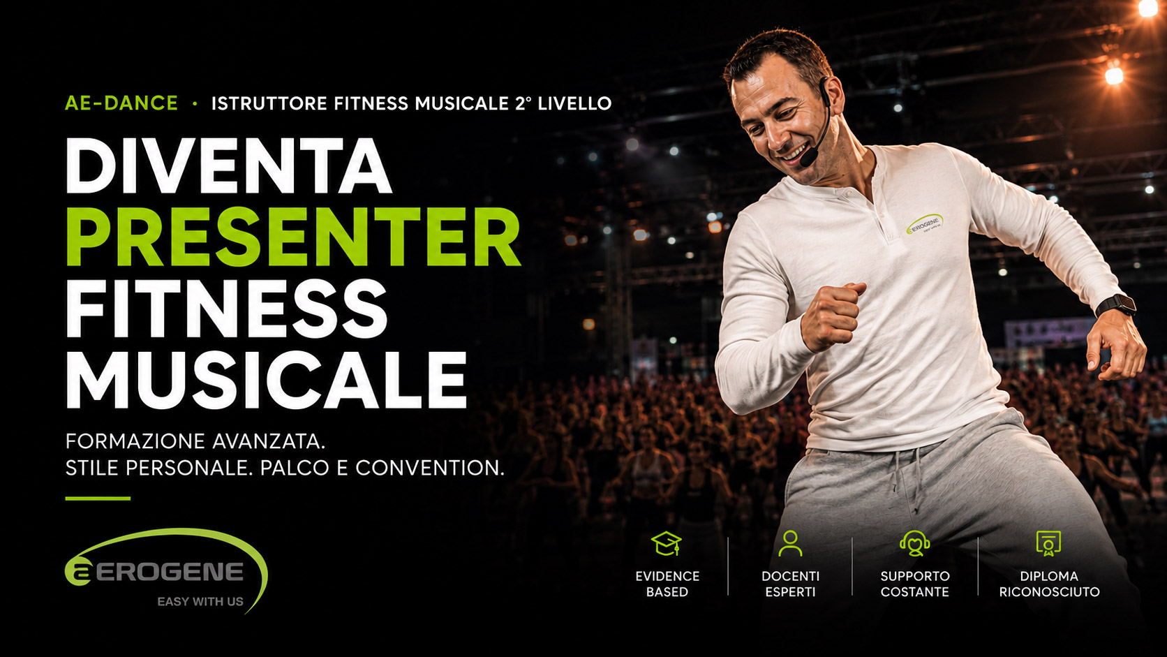 Corso Aerogene AE-Dance di fitness musicale secondo livello